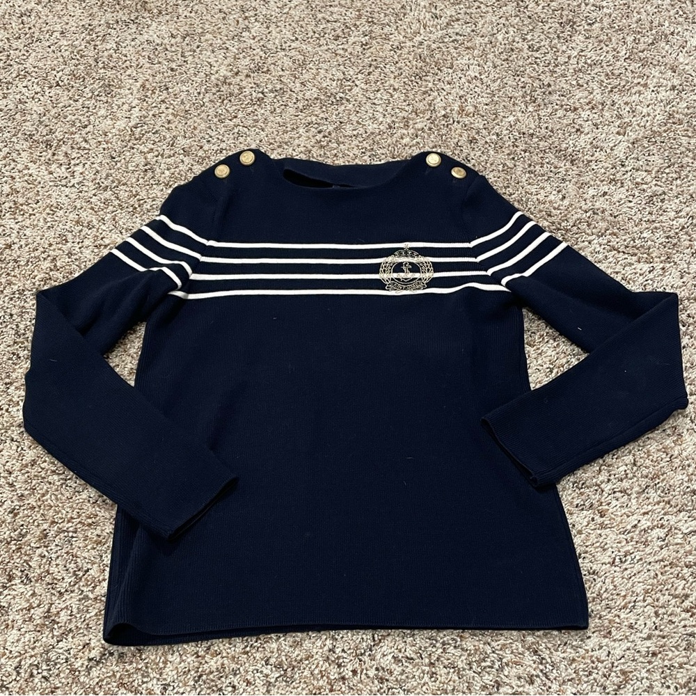 ST JAMES Breton Wmn Sz 6 wool sweater